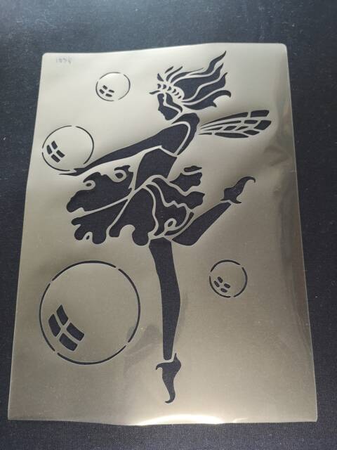 Fairy Stencil, Flexible, Reusable, 125 Micron, Wall Decor, Home Decor, Furniture Painting, Card Making, Craft Stencil From Bitofeverythingbyb