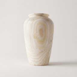Large Egyptian Alabaster Table Lamp - Hand-Carved Natural Stone - 39 ?? 23.5 cm - thumbnail 2