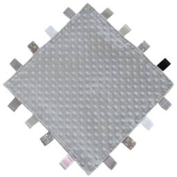 Baby Dimple Comforter Taggy Blanket Satin Tags/Satin Backed Gift - thumbnail 3