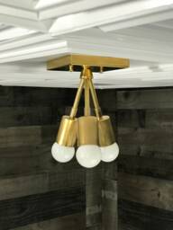 Hera Modern 3 Light Mid Century Semi Flush - thumbnail 1
