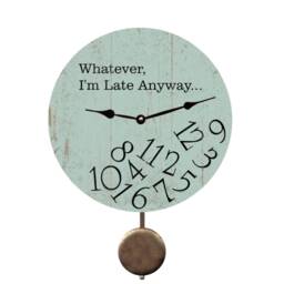 Who Cares It's Five O Clock Somewhere Clock - Seafoam Green - thumbnail 2