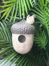 Acorn Bird Feeder, Novelty Garden Gifts, Christmas Gifts - thumbnail 1