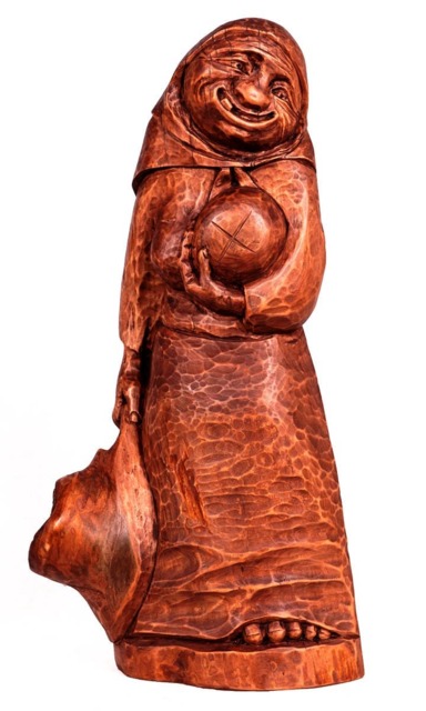 Old Woman With A Bread - image 1