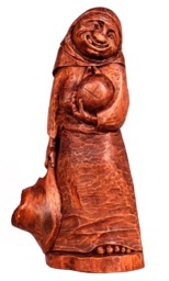 Old Woman With A Bread - thumbnail 1