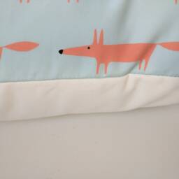 Cushion Cover in Scion Aqua Mini Little Mr Fox 16 - thumbnail 2