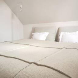 Bedspread Fynn Wool Blanket Throw Made in Germany Plain Collection Soft Boiled Wool From The Eu Virgin Wool Loden - thumbnail 2