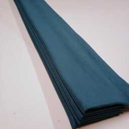 Aqua Marine Kingfisher Fabric Sample, Linen Look - thumbnail 2