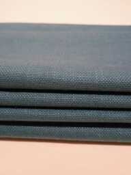 Aqua Marine Kingfisher Fabric Sample, Linen Look