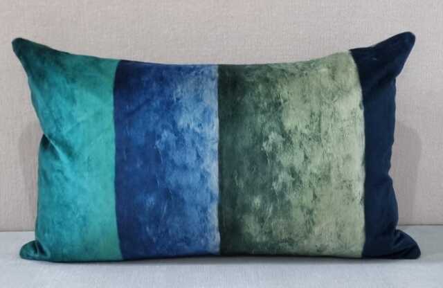 Designers Guild Rayure Chinoise Cobalt Fabric Cushion Cover 35x55 cm - image 1