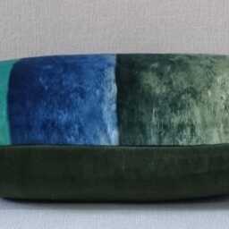 Designers Guild Rayure Chinoise Cobalt Fabric Cushion Cover 35x55 cm - thumbnail 2
