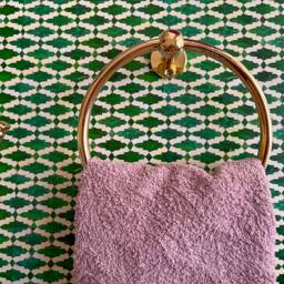 Brass Towel Holder, Brass Roll Holder For Bathroom, Handmade Toilet Paper Holder, Toilet Holder, Towel Hanging Ring, Bathroom Holders - thumbnail 4
