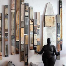 statement Maker Driftwood Neutral Hues Woodland Zen Nevelson Cubism Deco Found Object Wood Metal Sculpture Abstract 1950's Constructions - thumbnail 2