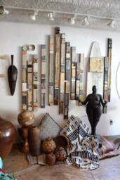 statement Maker Driftwood Neutral Hues Woodland Zen Nevelson Cubism Deco Found Object Wood Metal Sculpture Abstract 1950's Constructions - thumbnail 1