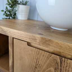 The Brunswick/A Handmade Solid Wood Bathroom Vanity Unit - thumbnail 2
