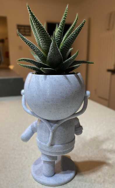 "Runners Gift Succulent Planter Airplant Holder ""Wee Jimmy Jogger" - image 1