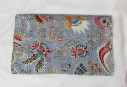 Handmade Floral Kantha Quilt Indian Cotton Bedspread Throw - thumbnail 1