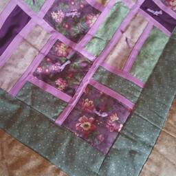 Modern With Pink, Throw, Baby Or Toddler Quilt, Wall Hanging - thumbnail 3