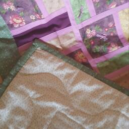 Modern With Pink, Throw, Baby Or Toddler Quilt, Wall Hanging - thumbnail 2