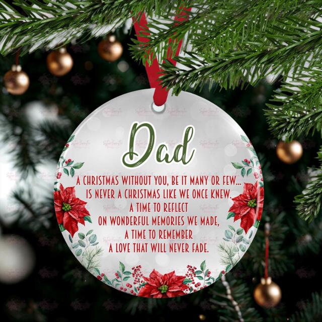 Personalised Christmas Decoration - Memory Heaven Bauble Custom Gift Stocking Filler Eve Box
