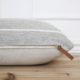 Gray Stripe Pillow Cover Farmhouse Decorative Fall Modern 20 X 16 26 -- Max - thumbnail 2
