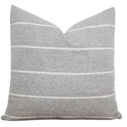 Gray Stripe Pillow Cover Farmhouse Decorative Fall Modern 20 X 16 26 -- Max - thumbnail 3