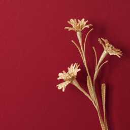 Set Of Flower & Vase Wall With A Straw Holder For Dried Flowers Wood Decor Wall Hanging Minimalist Geometric - thumbnail 3