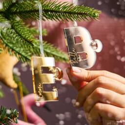 Personalised Mirrored Christmas Decoration - thumbnail 2