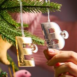 Personalised Mirrored Christmas Decoration - thumbnail 1