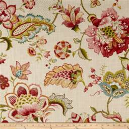 Linen Floral Pillow Cover Ophilia Blossom Ivory Cushion - thumbnail 4