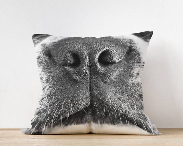 Boston Terrier Pillow Case - Nose Dog Lover Gift - image 1