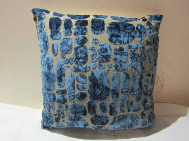 Designers Guild & Christian Lacroix Le Pas Des Anges Bleu Nigelle Cushion Cover - image 1
