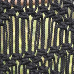 "Large Macrame Wall Hanging Boho Coastal Decor - 3'3""x4'11" - thumbnail 4