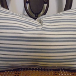 Stripes.toss Pillow, Throw Pillow.slipcovers.pillow Covers.farmhouse Pillows.navy.blue.natural.county Living, Striped.nautical Pillow Cover - thumbnail 3