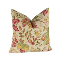 Sanderson - Madagascar Gold/Red Stunning Designer Cushion Cover Home Decor Throw Pillow - thumbnail 3