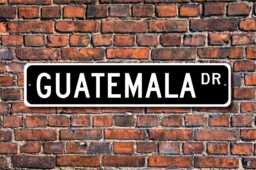 Guatemala Sign, Wall Decor, Gift, Souvenir Keepsake, Custom Quality Metal Sign - thumbnail 1