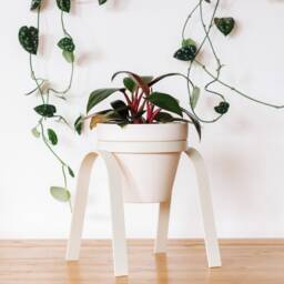 Metal Plant Stand With Pot By Carter + Rose - thumbnail 3