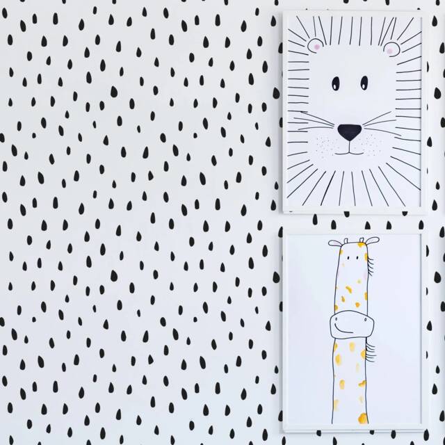 Wall Stencil For Painting Diy Nursery D??cor Hand Drawn Seed Wall Stencil Modern Walls - image 1
