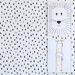 Wall Stencil For Painting Diy Nursery D??cor Hand Drawn Seed Wall Stencil Modern Walls - thumbnail 1