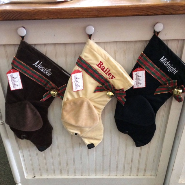 Personalized Labrador Retriever Christmas Stocking/Black Lab Yellow /Chocolate - image 1