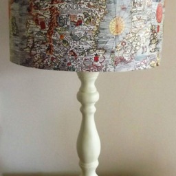 Ancient Map Lampshade Antique Map, Medieval , Nautical, Free Gift, Fatta Da Mamma - thumbnail 4