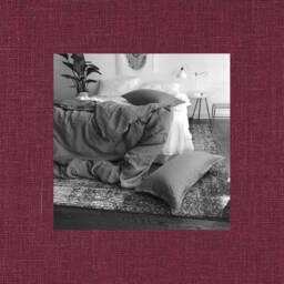 Linen Duvet Cover Burgundy Bordeaux - 100% Flax Natural Fabric Summer Bedding Made To Order in The Usa