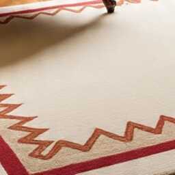 Cream Oushak Rug, Hand Knotted Wool, Antique Turkish Style - thumbnail 4