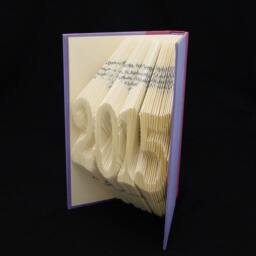 2015 Happy New Year Folded Book Art Sculpture - thumbnail 2