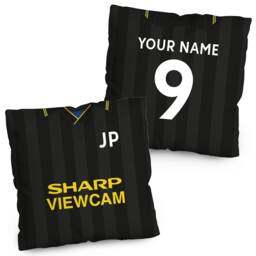 Manchester Red - 1994 Away Retro Football Cushion 45cm - thumbnail 1
