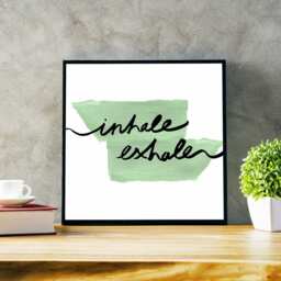 "Inhale Exhale Wall Art Home Decor ""Inhale & Exhale" - thumbnail 2