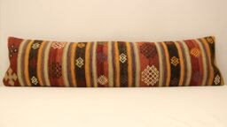 Extralong 12x48 Inch 30x120 cm, Pillow Cover, Pillow, Boho, Bedding Pillow, Turkish Kilim Lumbar Pillow Cover Home Interior Decor 4Oyf-45 - thumbnail 1