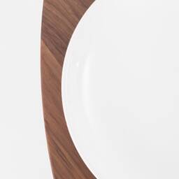 Okko - Round Dining Table, Black Walnut Kitchen Table - thumbnail 4