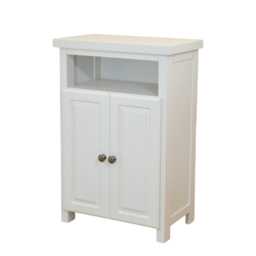 Painted Oak Hallway Cabinet Shoe Storage, Kitchen Cupboard, Assembled - thumbnail 4