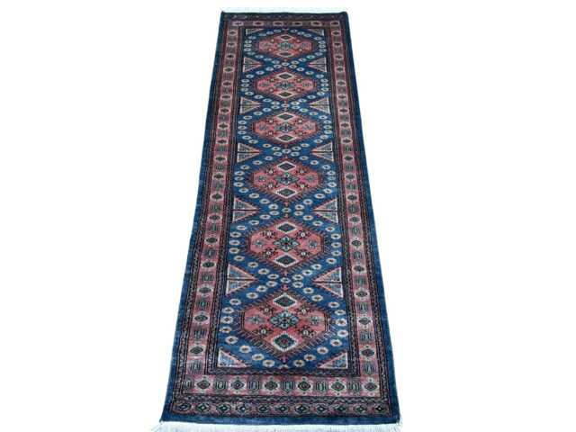 2x6 Gray Color Bokhara Rug - Runner Hallway Luxury Bukhara Fine Quality Woolen Afghan - image 1