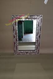 Mother Of Pearl Inlay Mirror Frame With Complimentary - thumbnail 1